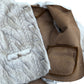 River Island Girls Cream Faux Fur Coat