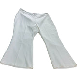 River Island Flared Trousers UK18 Women's White