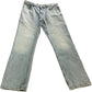 River Island Straight Leg Jeans W34 L32 Men's Light Wash Blue Denim