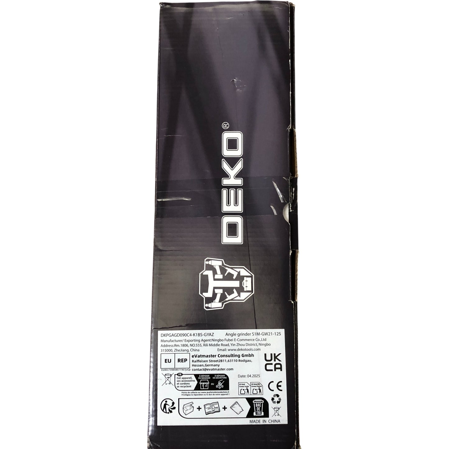 DEKO DKPGAGD090C4 115MM 900W Angle Grinder 12000RPM Power Tool