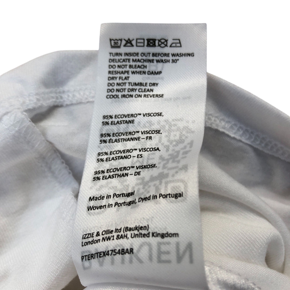 Baukjen Ruffled White Blouse Size 6 Women's Button Front 95 Viscose 5 Elastane