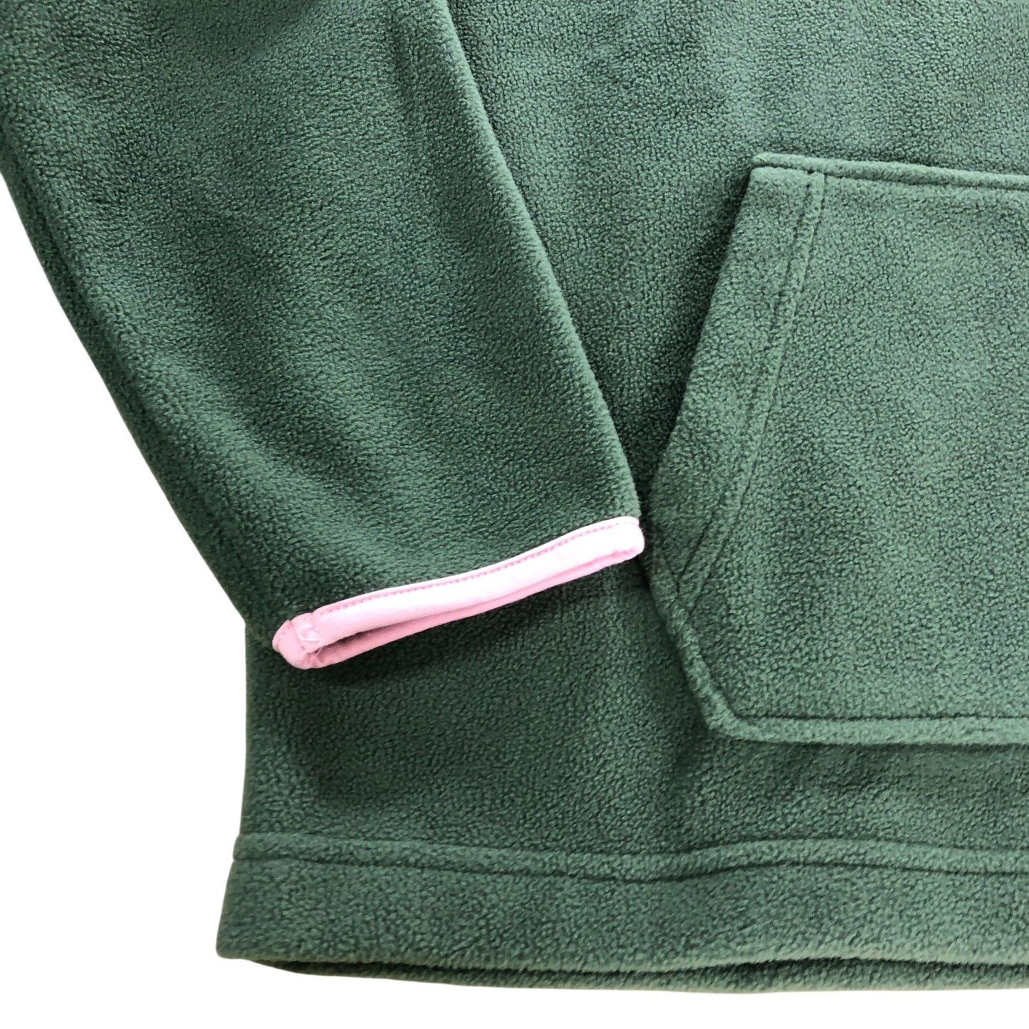 Crew Clothing Company Hoodie UK14 Women's Green Fleece Pullover Casual Wear