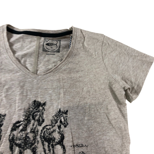 Weird Fish Sand Dune Wild Ponies T-Shirt - Size 12