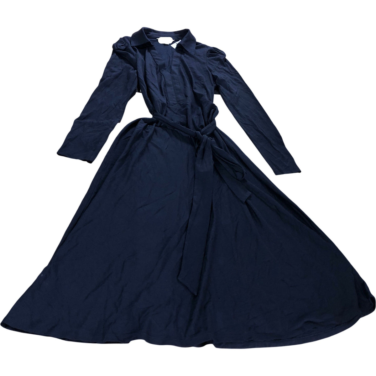 Dress UK10R Women's Long Sleeve Midi Deep Navy