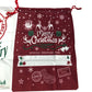 Set of 3 North Pole Express Christmas Present Sacks