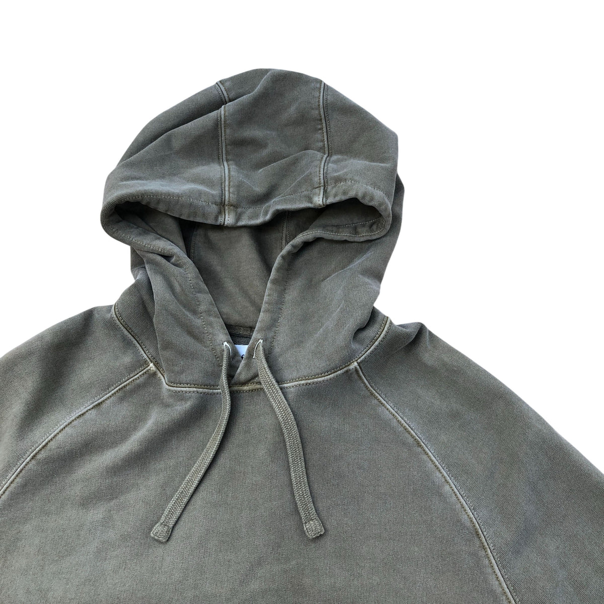 Olive Green Pullover Hooded Sweatshirt Size M