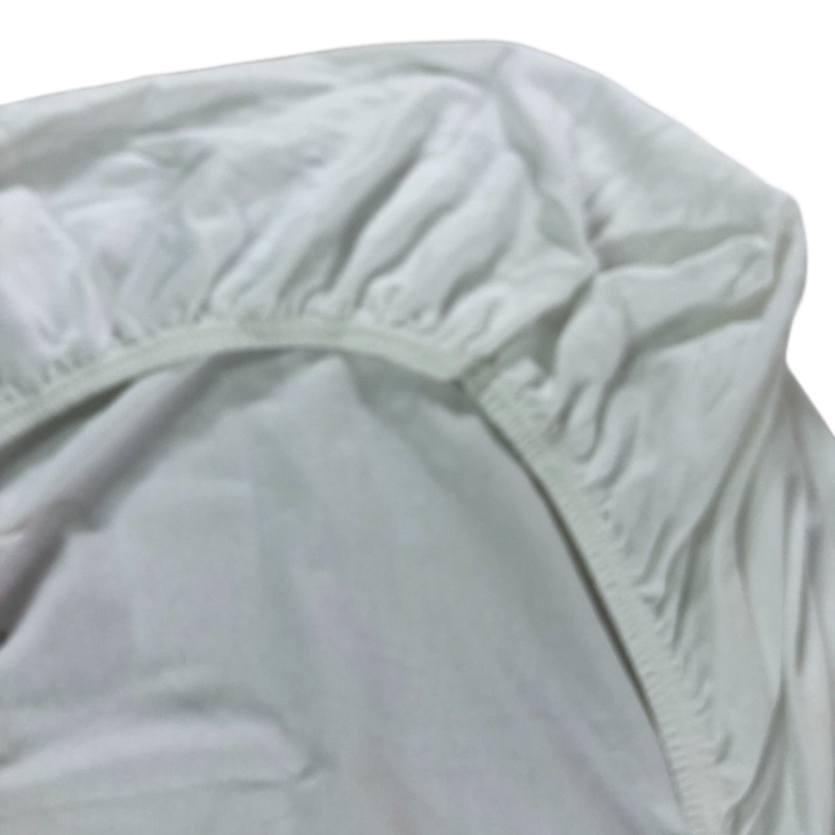 Fitted Cot Sheet 140x70cm Cotton White Baby Bedding