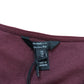 River Island Sleeveless Top Women's Maroon Button Front Casual Vest 12