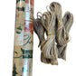 Christmas Wrapping Paper Set Festive Decorative Roll Pack Gift Wrap