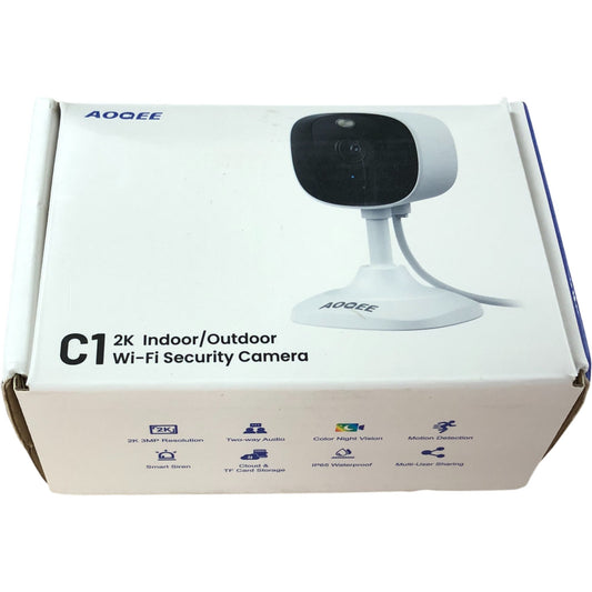 AOGEE C1 2K Indoor Outdoor Wi-Fi Security Camera Smart Home IP65 Waterproof