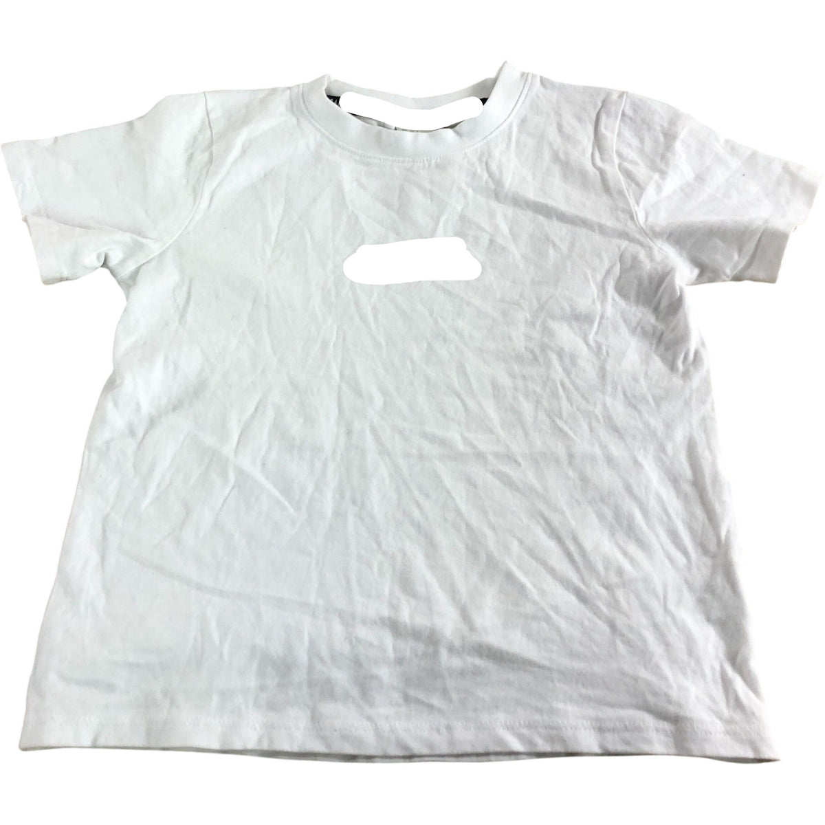 T-Shirt 5-6 Years Kids Cotton White