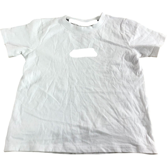 T-Shirt 5-6 Years Kids Cotton White