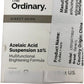 The Ordinary Azelaic Acid Suspension 10% 30ml Multifunctional Brightening
