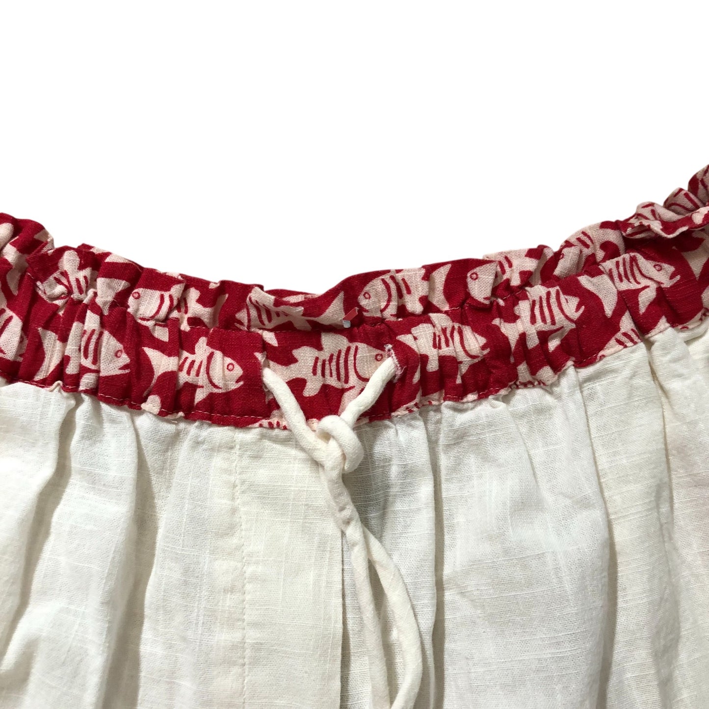 River Island Studios Floral Print Shorts Women's Casual Red White 8