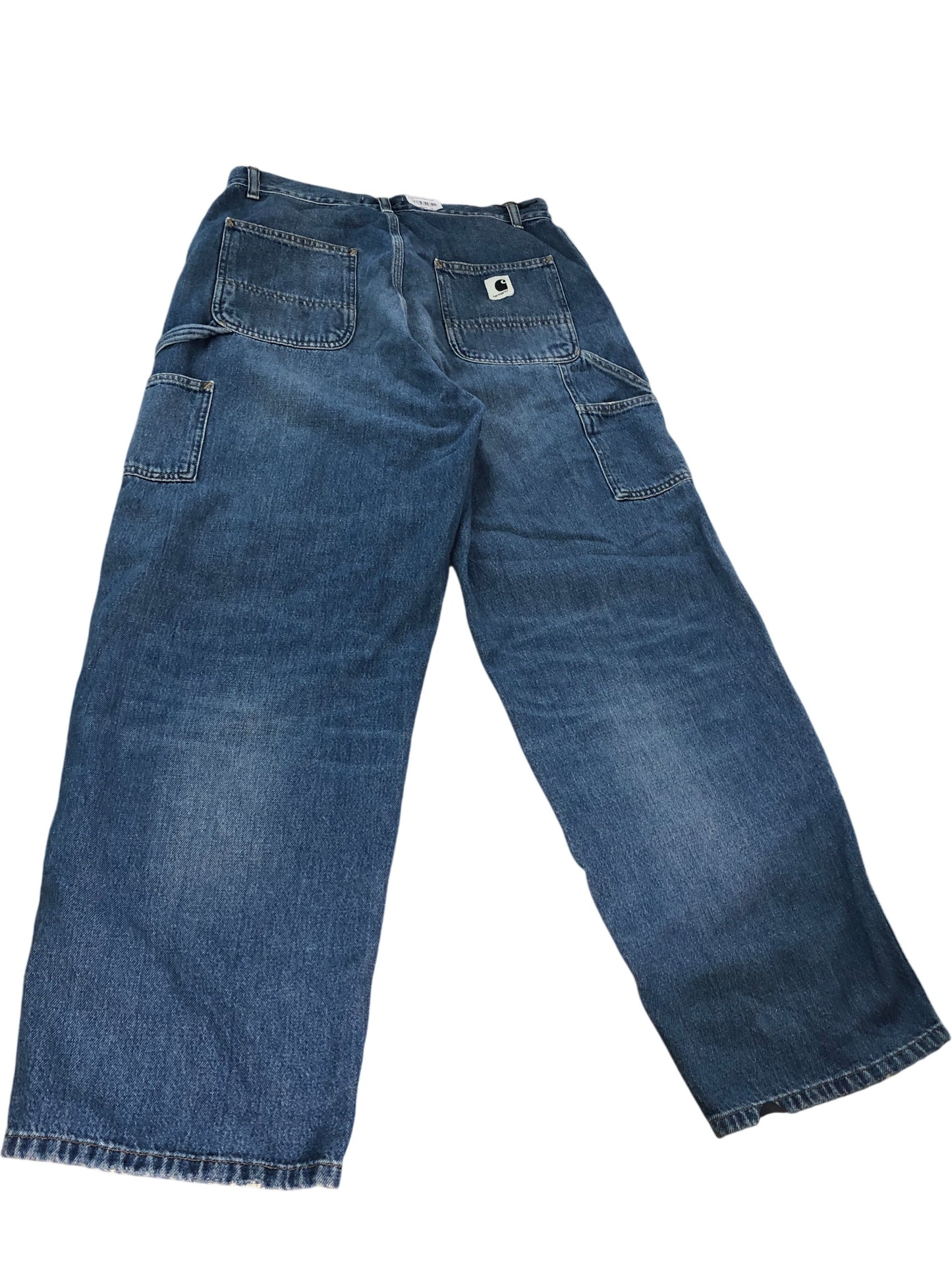 CARHARTT W Brandon Double Knee Pant M Loose Fit Men's Denim Jeans Blue 32"