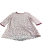 Boden Viscose Top Women's 3/4 Sleeve Red Star Print Casual Blouse UK10