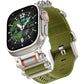 Tauri Smart Watch Band Designed For Apple Watch 42 44 45 49 mm Green Strap