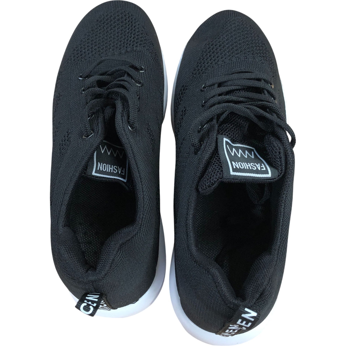 Women's Black Trainers Lightweight Comfortable Sneakers UK 6.5