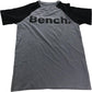 Bench Men's Grey Black Short Sleeve T-Shirt Casual Wear XS