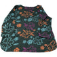 Weird Fish Organic Cotton Tunic Top Size 16 Women's Floral Print Fir Green