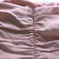 Branded Pink Ruched Strapless Midi Bodycon Dress - Size 4