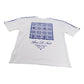 River Island Amé Le Nuit T-Shirt UK12 Youth White with Blue Stripes Fashion