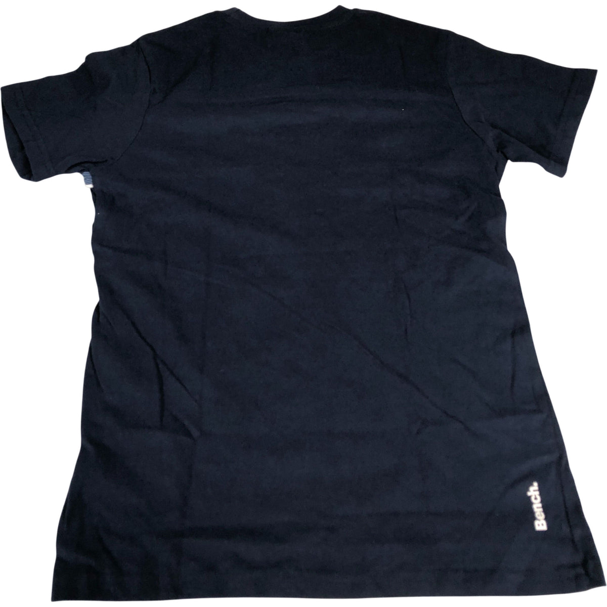 Bench T-Shirt Navy Blue Cotton Short Sleeve Casual Top 15-16 Years