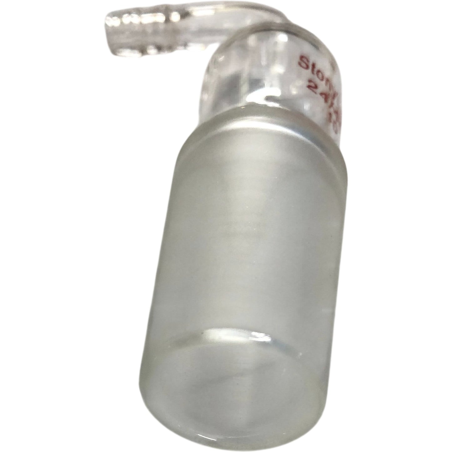 StonyLab 24/40 Inlet Adapter Glass Tube Bent 90 Degrees Medical Lab 5 Pack