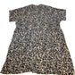 Soaked In Luxury  SLarowe Dress SS Women's Beige Black XL