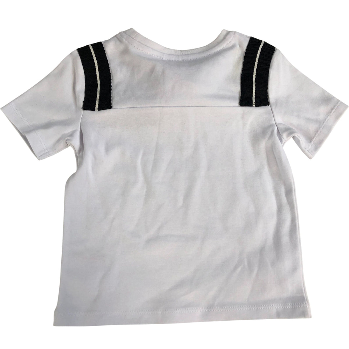 River Island Maison Riviera Boys T-Shirt White Cotton Short Sleeve Top