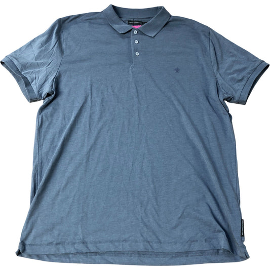 French Connection Blue Polo Shirt Size XL