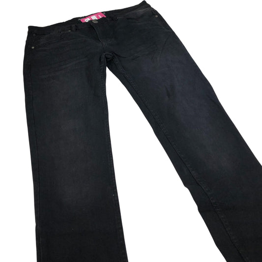 Avant Garde Staple Skinny Jeans 34W 32L Men's Faded Washed Black