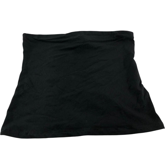 Board Angels Black Boob Tube Top Size 12 Cotton Elastic Blend