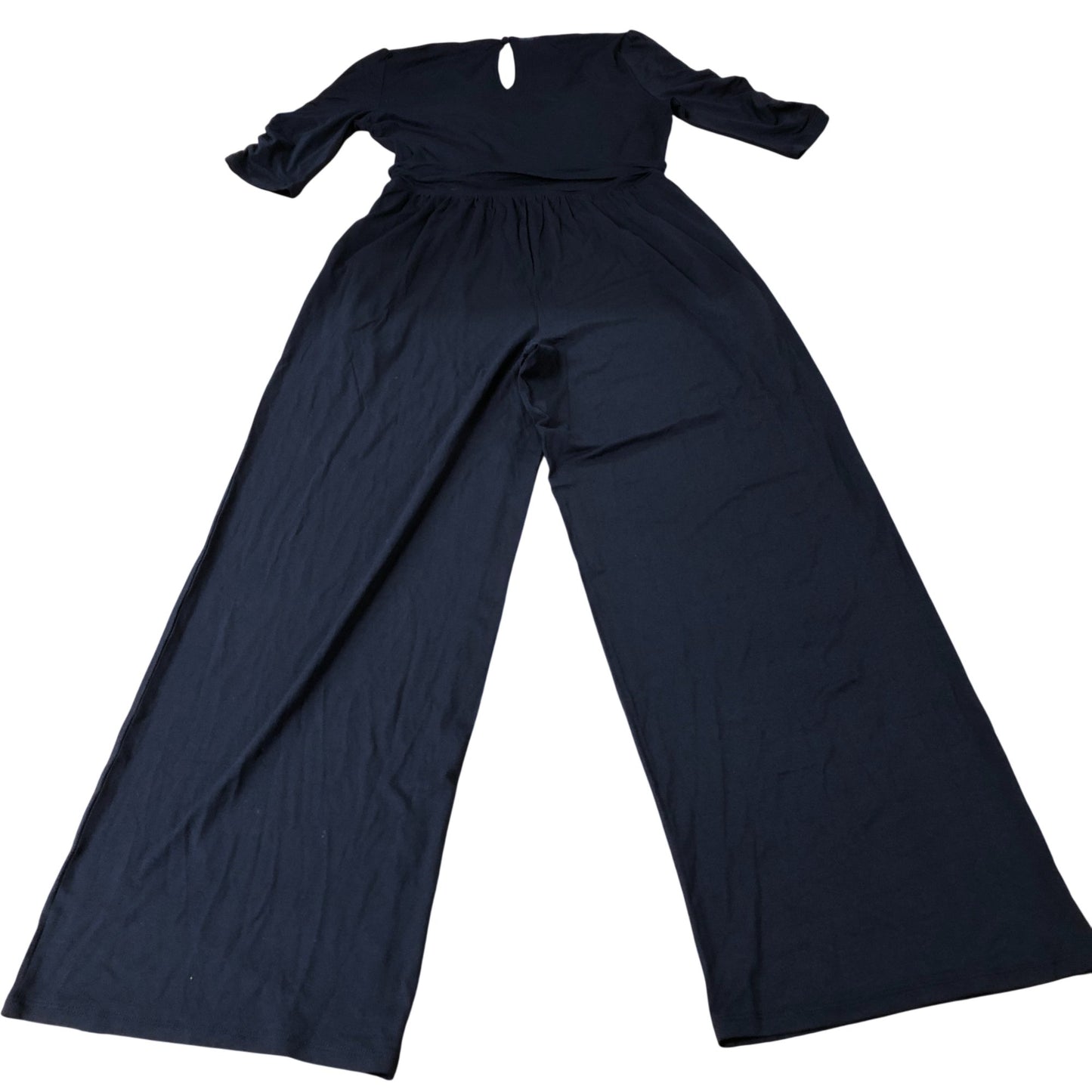 Jumpsuit Women's Navy Blue Flared Sleeve Elegant Design UK8