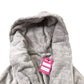 The White Company Hooded Bath Robe Women's Soft Grey Comfort Cotton Size 6