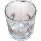 Festive Candy Cane Design Glass Tumbler