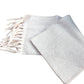 Chunky Pale Pink Brushed Fringed Scarf