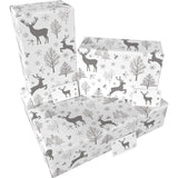 Rewrapped Christmas Wrapping Paper Pheasant & Deer 6 Sheets