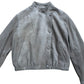 Suede Cropped Pilot Bomber Jacket - Size XS
