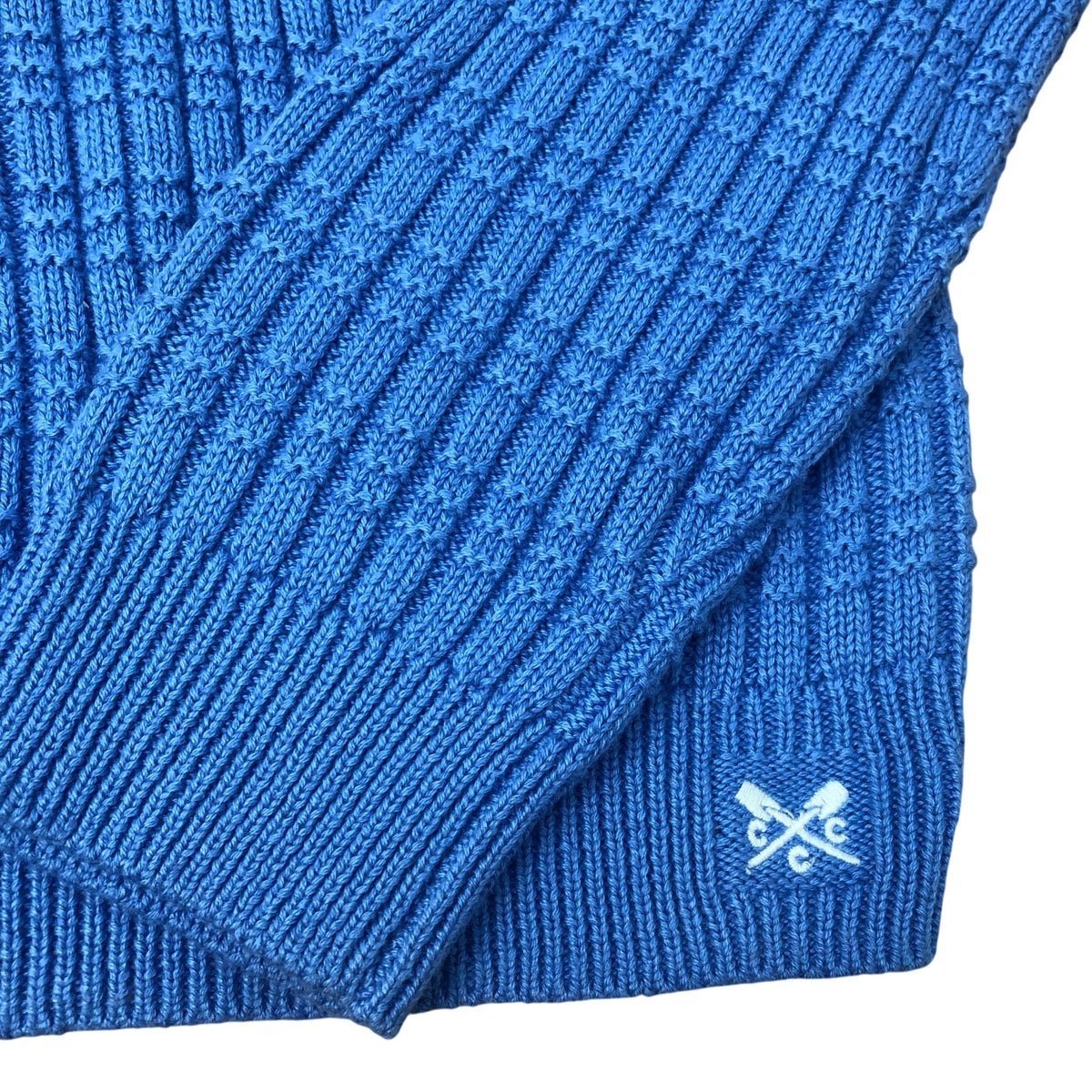 Crew Clothing Company Button Detail Blue Jumper Size 14