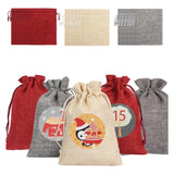 Line Jute Make Your Own Christmas Advent Calendar 24 Pieces