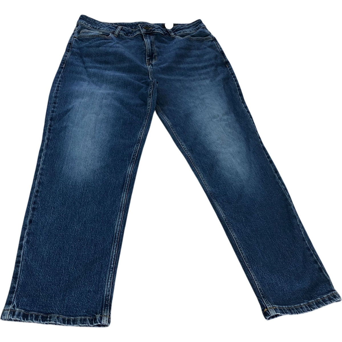Women's Straight Jeans Mid Denim Blue 16L