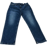 Women's Straight Jeans Mid Denim Blue 16L