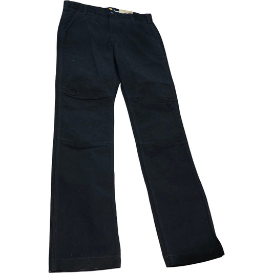 CARHARTT Rigby Straight Fit Trousers UK32 Men's Black Rugged Flex Stretch