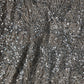 Sequin Evening Dress UK Size 18 Women's V Neck Beige Sequined Gown