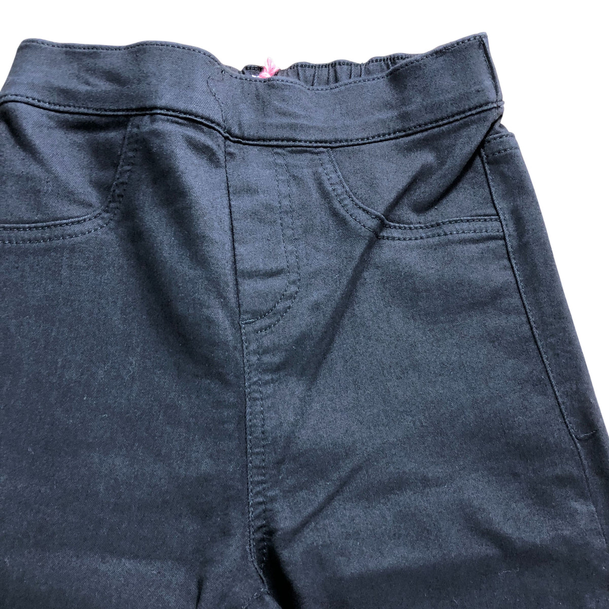 Janey Jegging Size 6R Long Women's Black Stretchy Denim Trousers