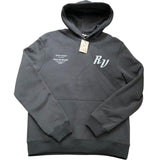 River Island Rosa Verde Hoodie Size S Men's Graphic Eagle Print Pullover Grey
