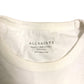 AllSaints Men's White Organic Cotton T-Shirt Size M Regular Fit Casual Top