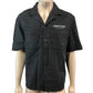 RIVER ISLAND Studios Casual Shirt M Men's Black Short Sleeve Cotton
