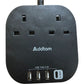 Addtam Power Strip UKW23CBL 3250W 4 USB Ports Surge Protector 13A